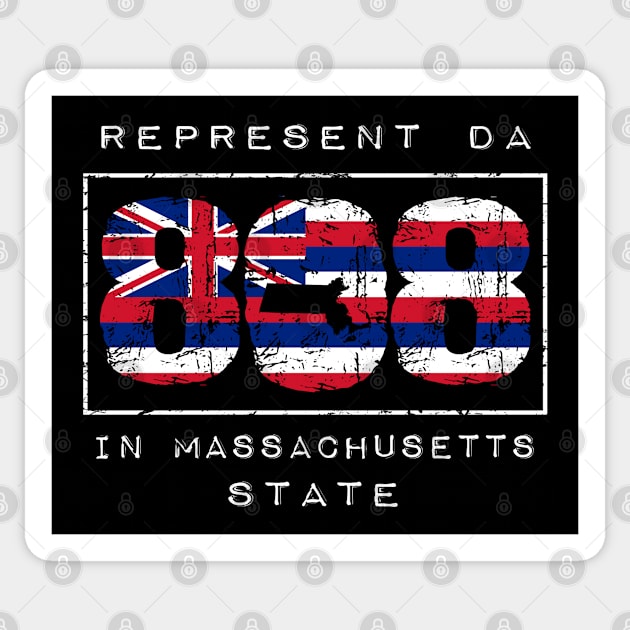 Rep Da 808 in Massachusetts State by Hawaii Nei All Day Sticker by hawaiineiallday